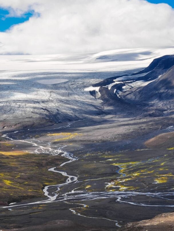Ancient trails and panorama view