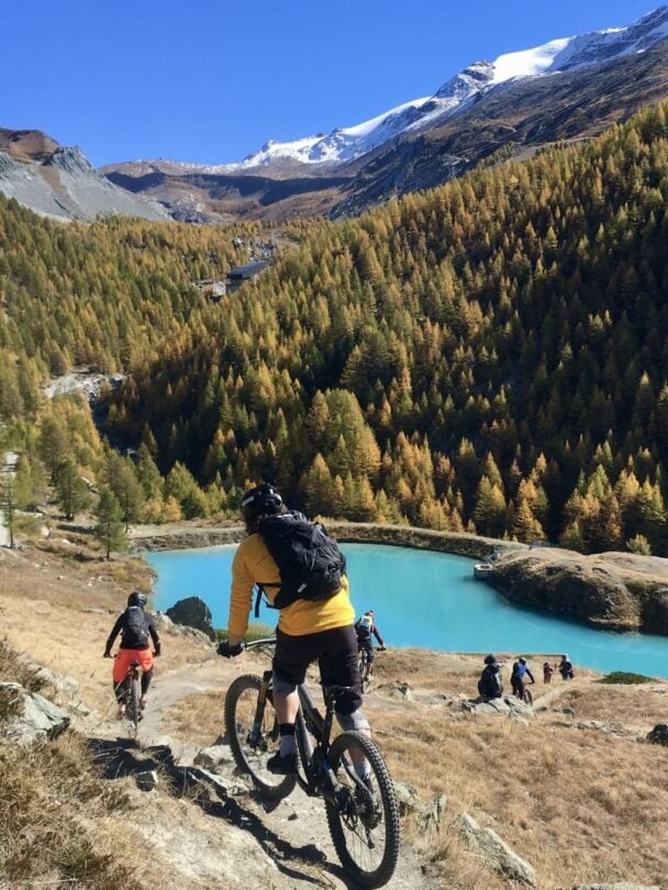 Guided Verbier to Zermatt bike tour