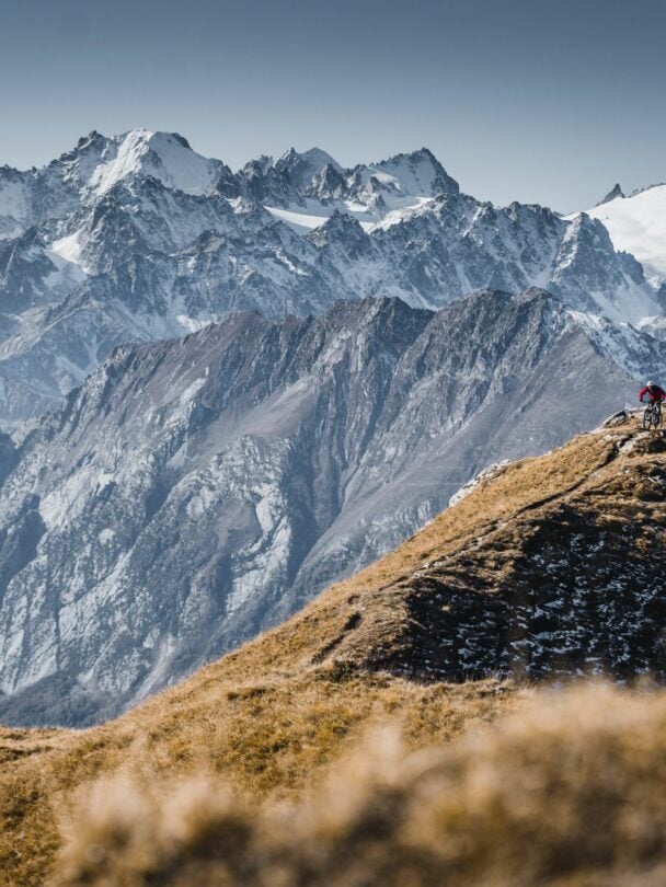 MTB Adventure Along the Tour du Mont Blanc.